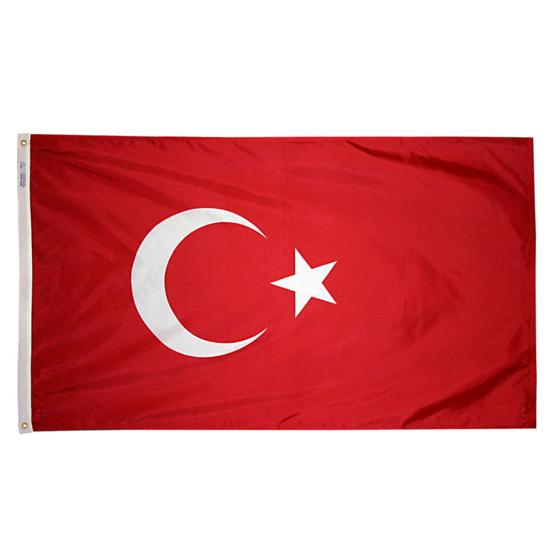 TURKEY 2X3' NYLON OUTDOOR FLAG