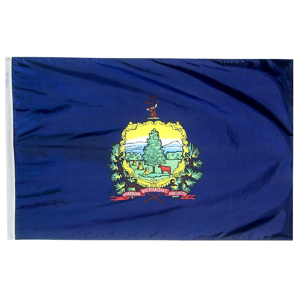 VERMONT 2X3' NYLON OUTDOOR FLAG