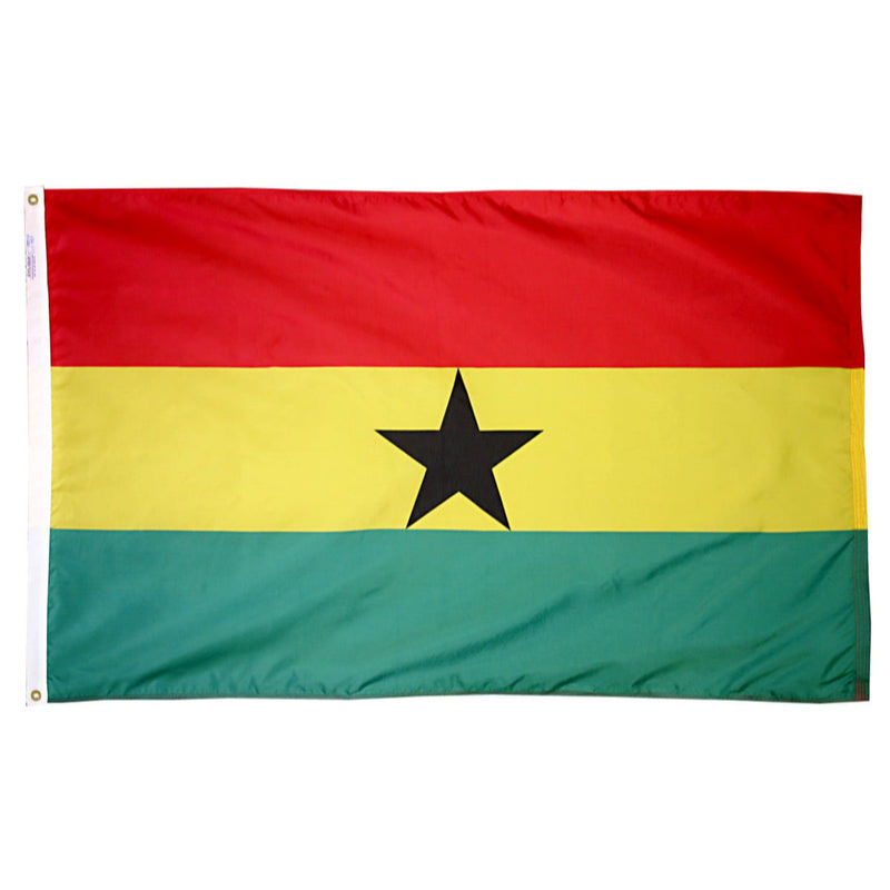 GHANA 2X3' NYLON OUTDOOR FLAG