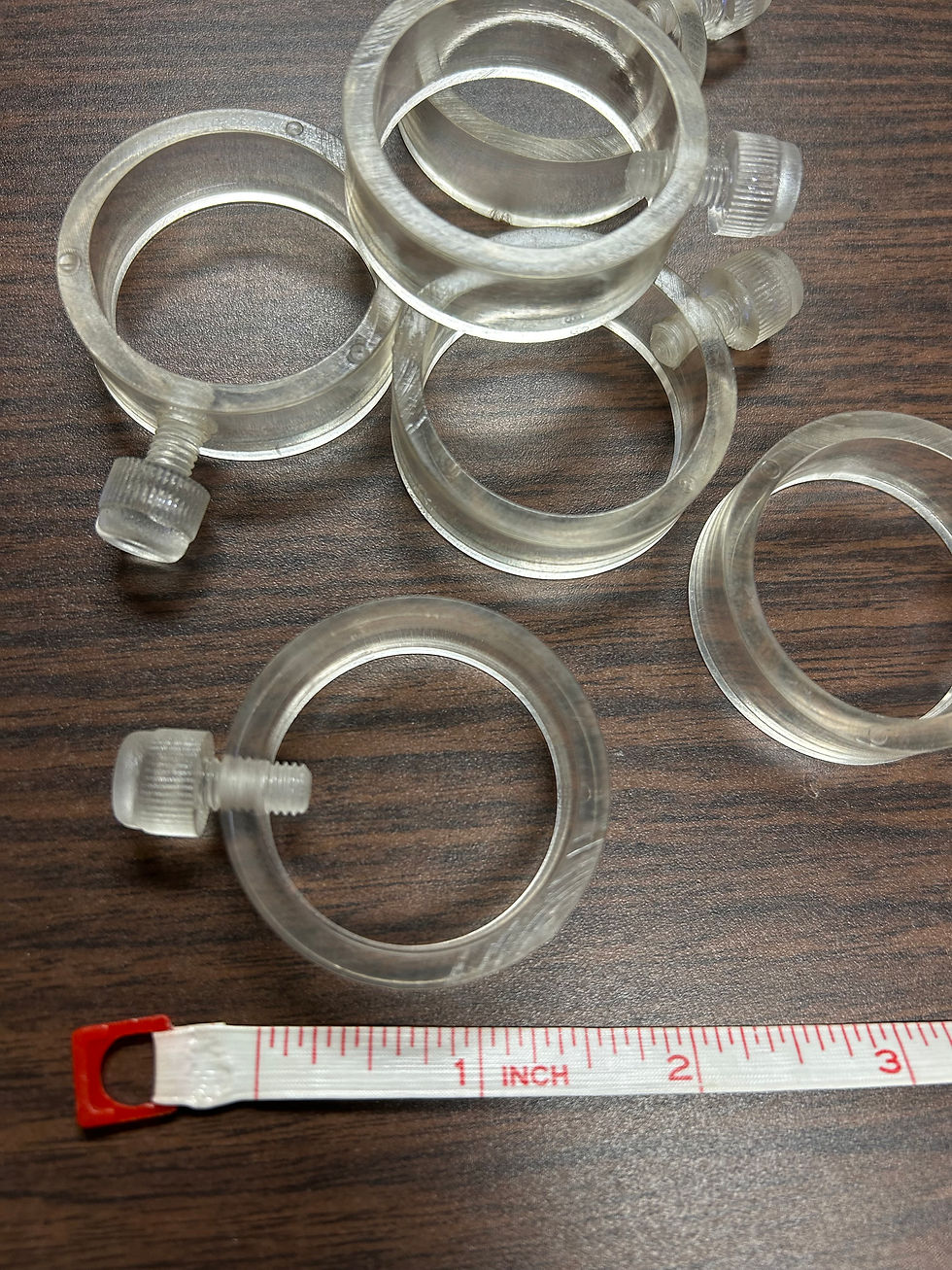 Thumbnail: RING CONNECTOR FASTENER PLASTIC 1 3/8"