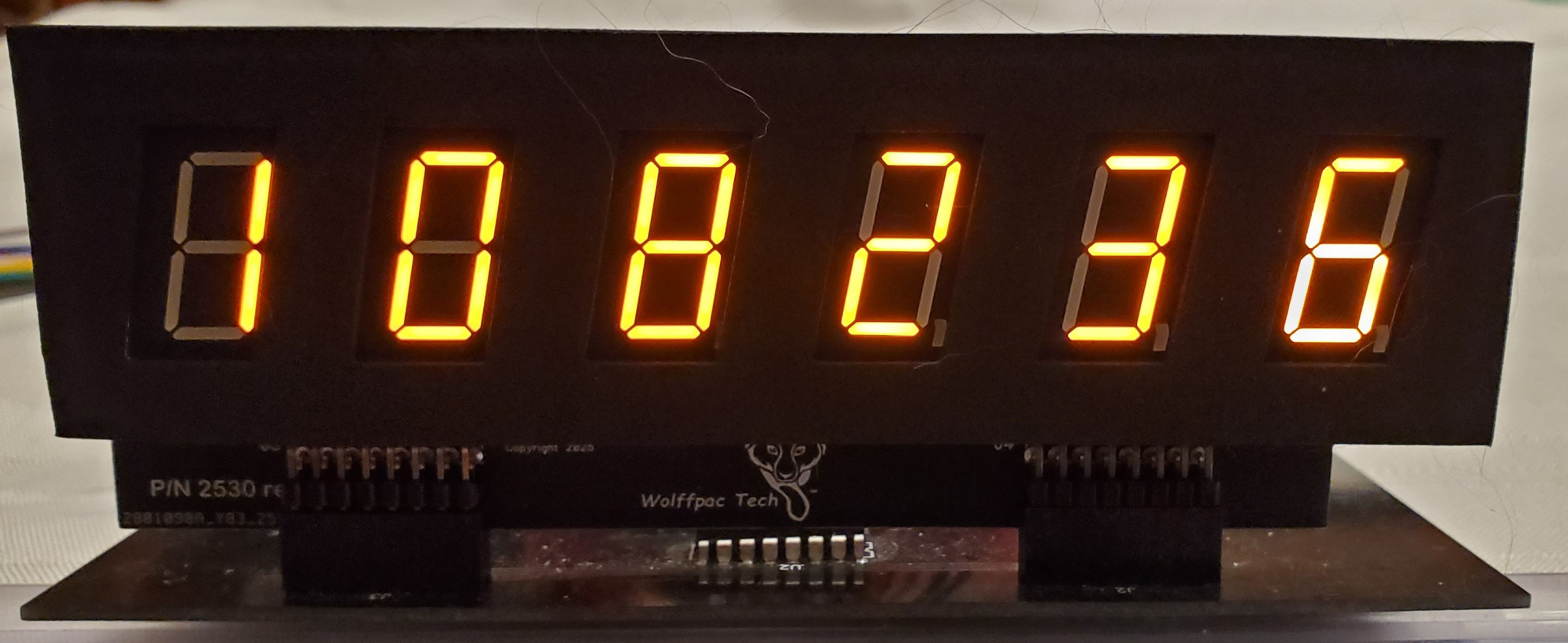 'Classic' 6-Digit display kit for Bally/Stern