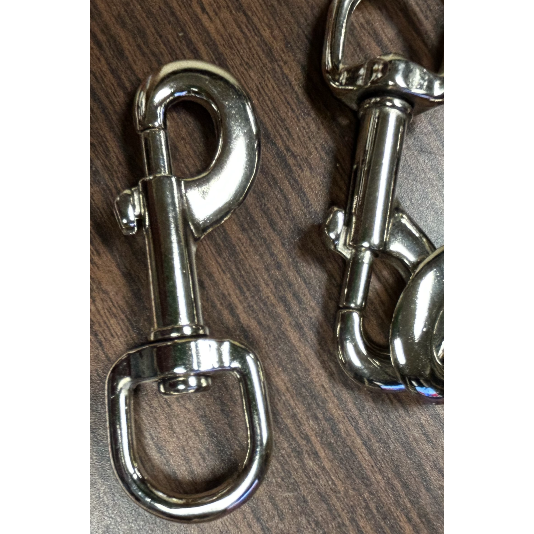 SNAP HOOK CONNECTOR NICKEL PLATED ZINC 3 1/2"