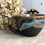 Miniatura: Cappuccino cup - Opalescent, black clay