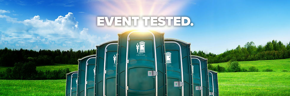 Event Tested Portable Restroom Banner