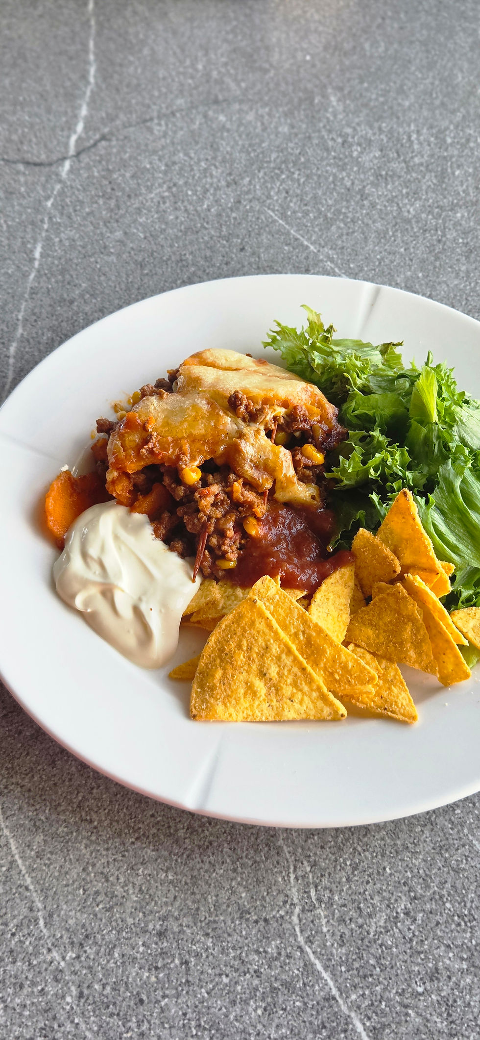 Tacograteng med søtpotet