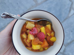 Grillet frukt på bålet – søt dessertglede i naturen
