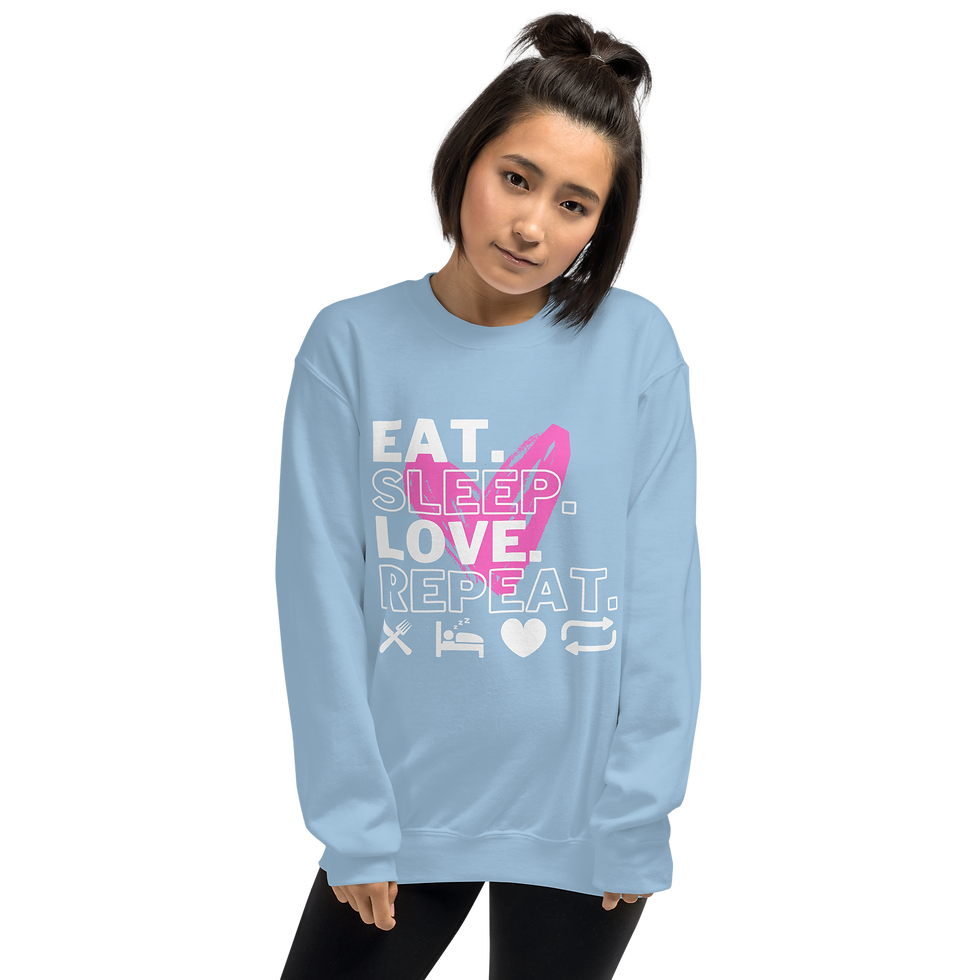 Thumbnail: Eat Sleep Love Repeat Sweat top
