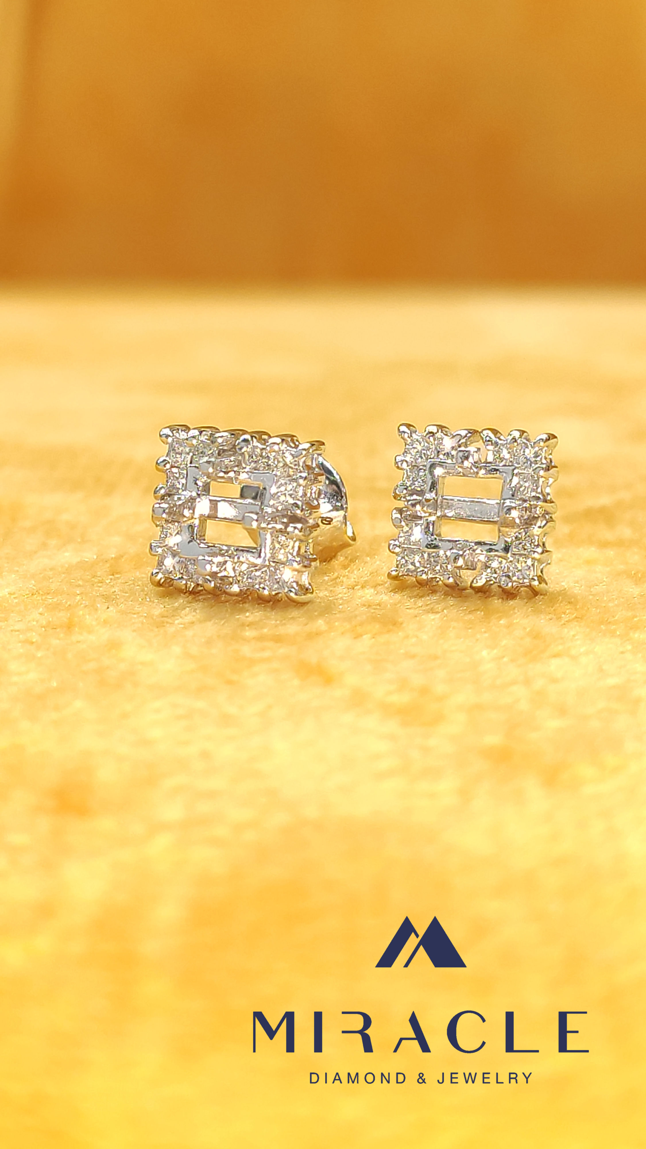 Vỏ bông tai kim cương BXV546