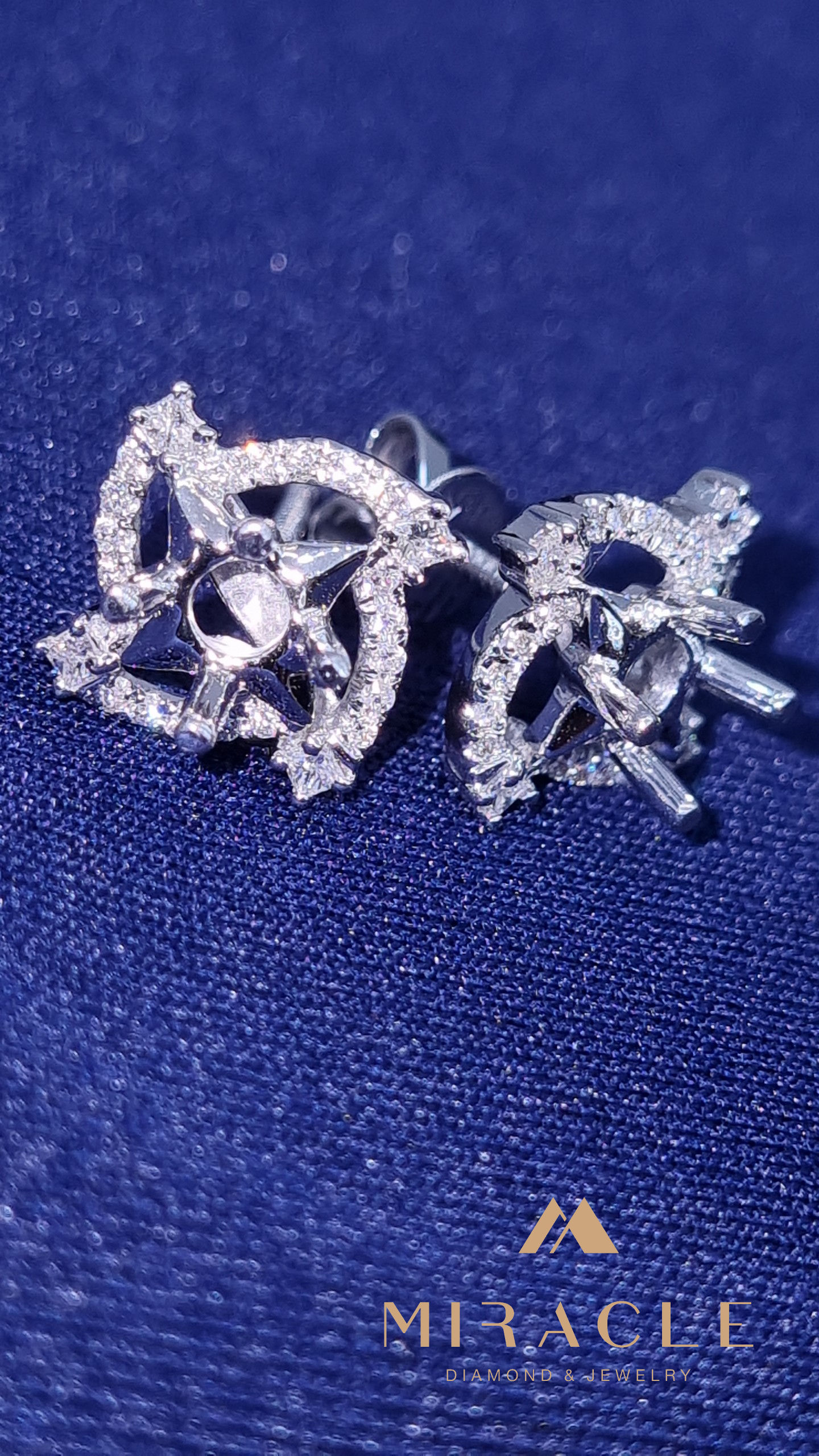 Vỏ bông tai kim cương BXV216