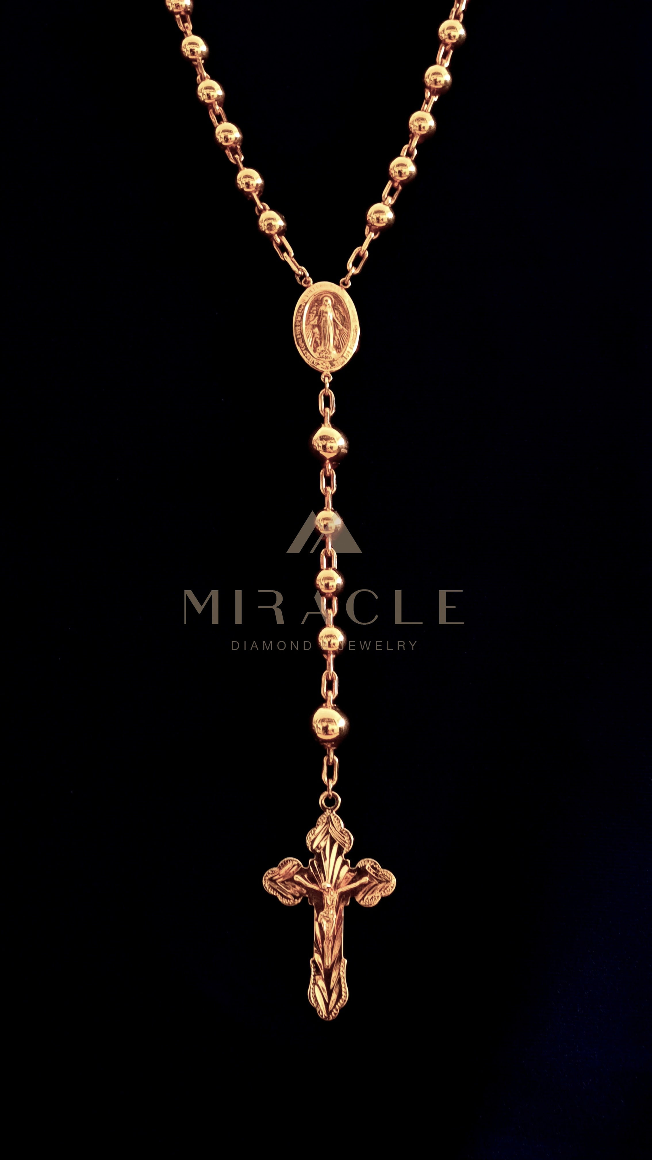 Chuỗi Mân Côi vàng  Italy DY1618