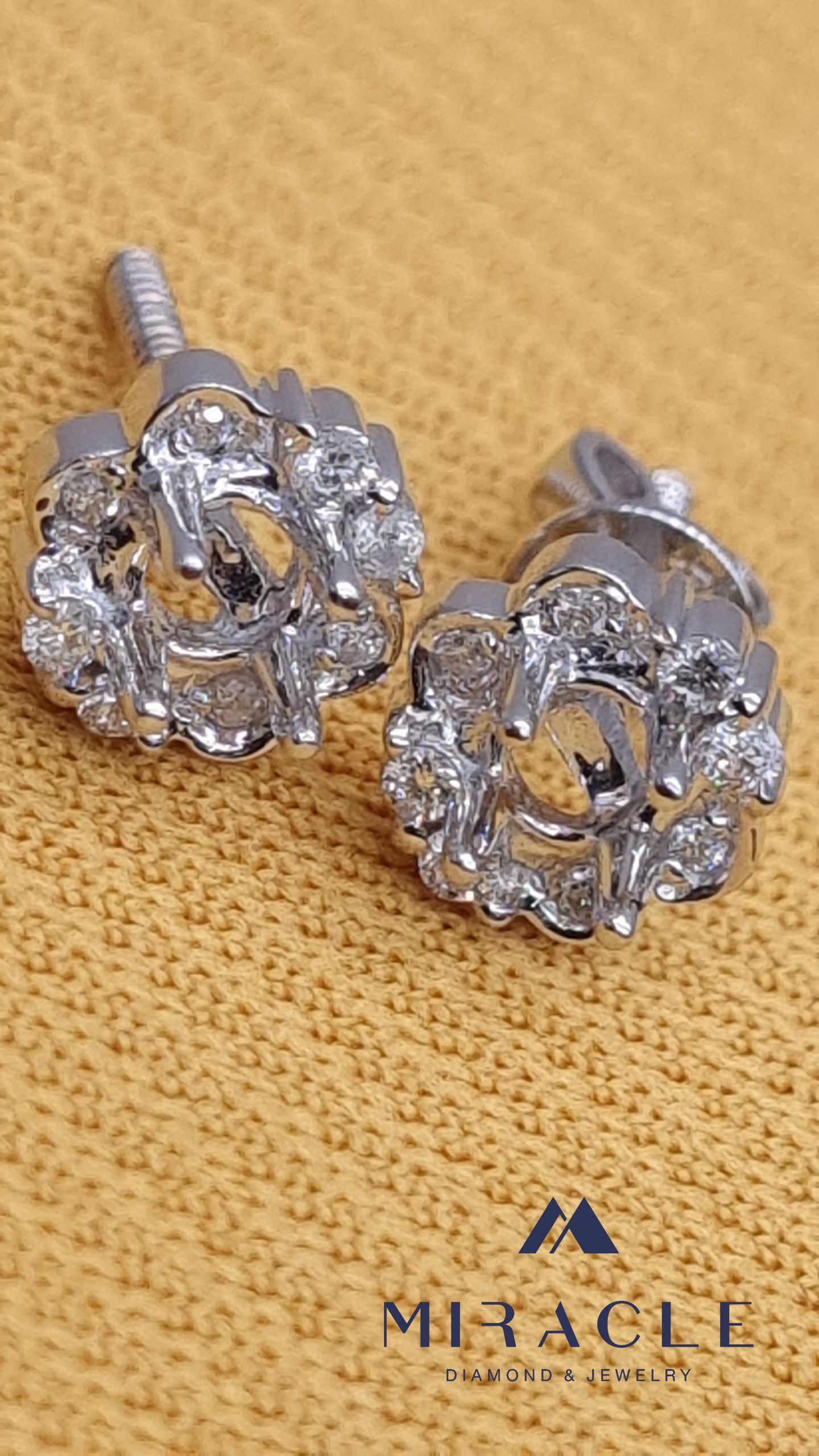 Vỏ bông tai kim cương BXV451