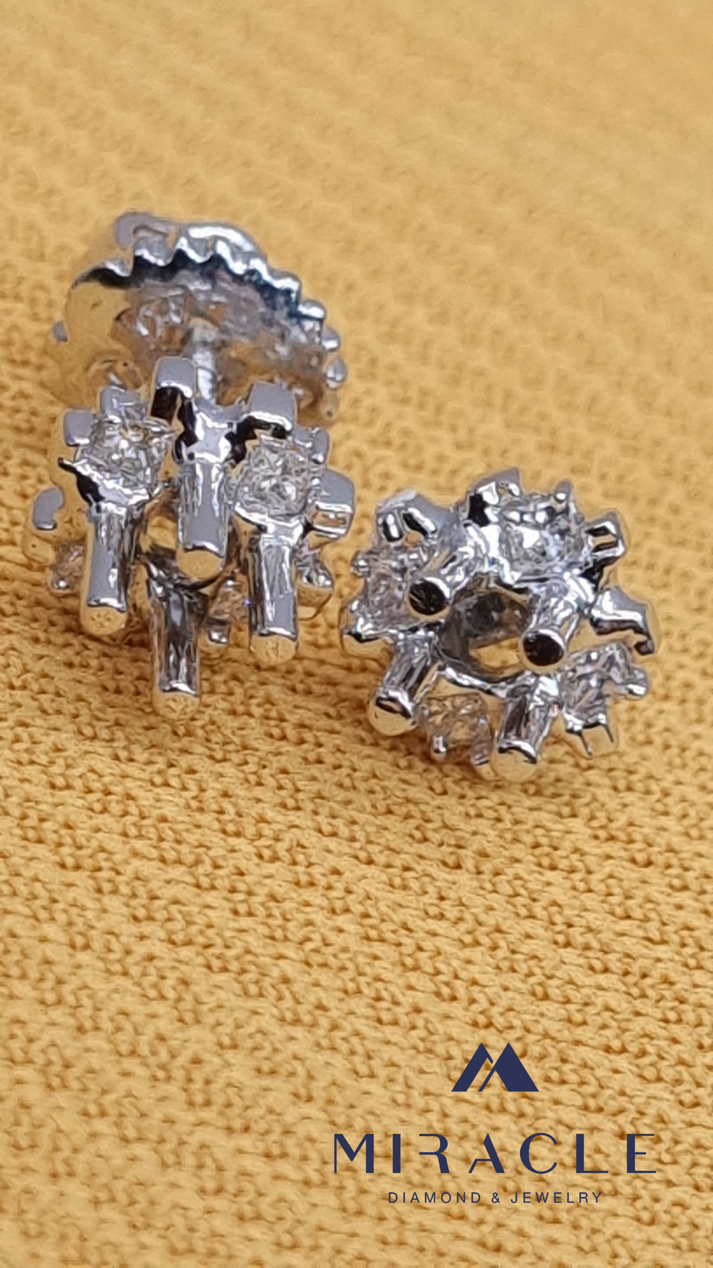 Vỏ bông tai kim cương BXV315