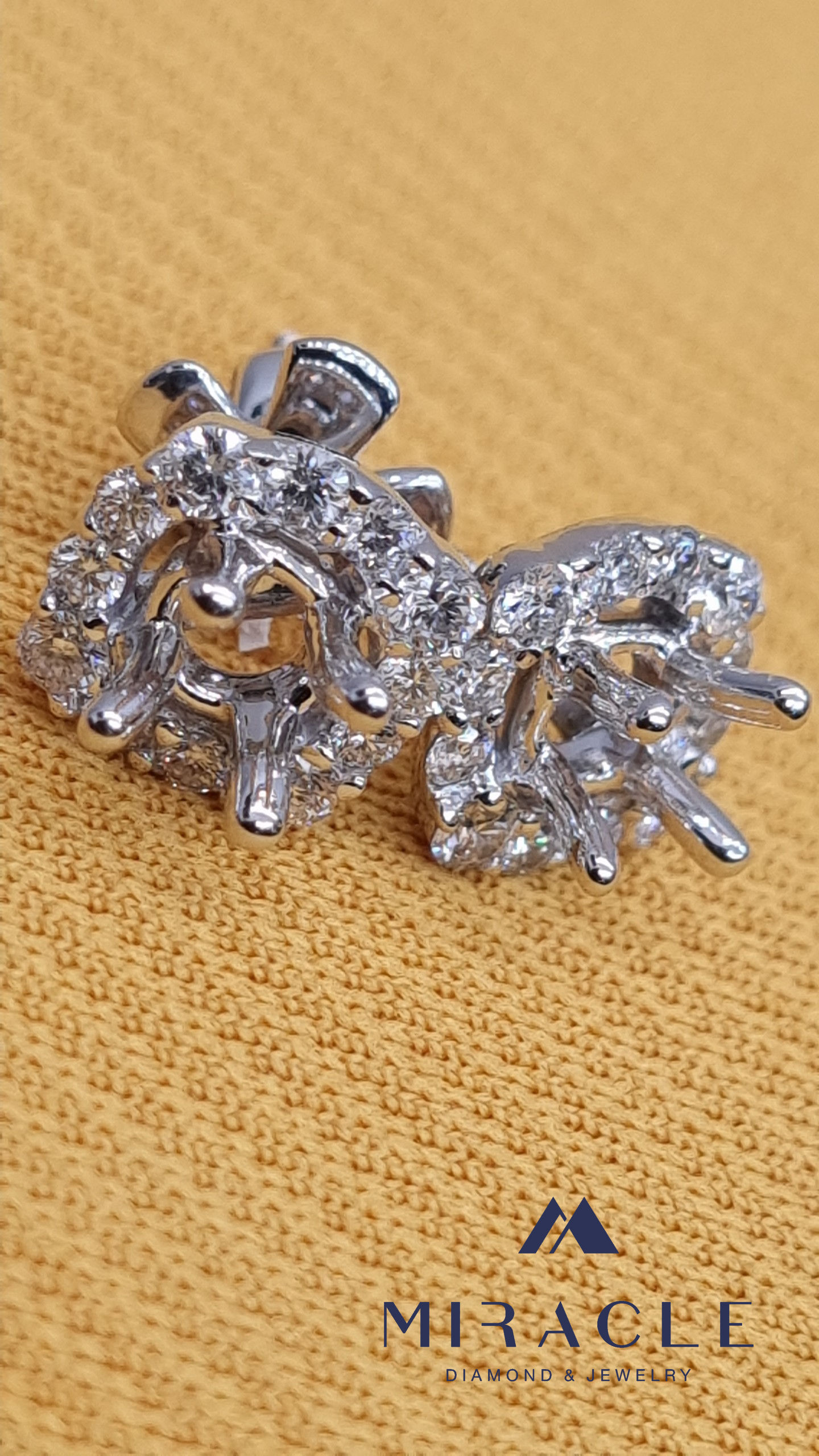 Vỏ bông tai kim cương BXV750