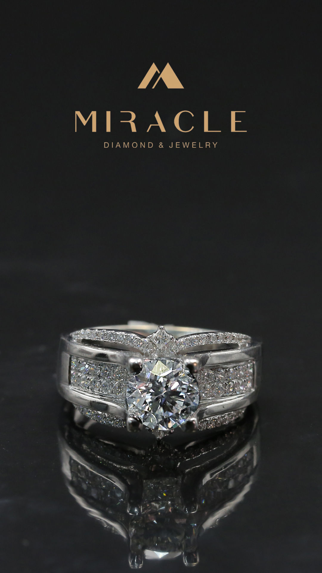 Nhẫn kim cương chủ  NXC386