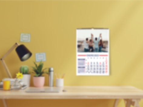 Calendario de pared A4