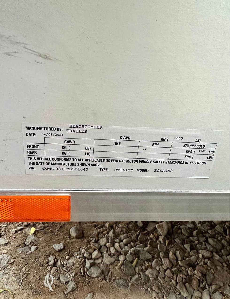 Thumbnail: 2021  4' x 8' ENCLOSED  TRAILER