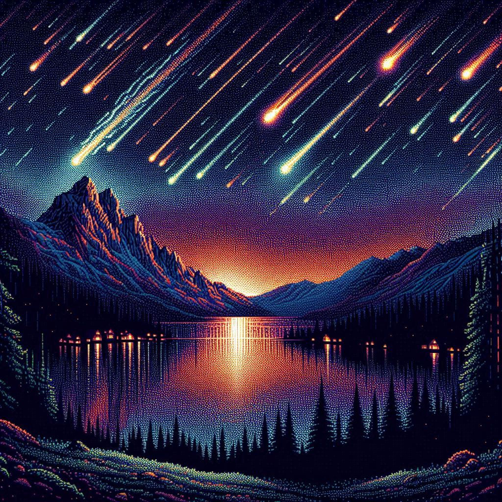 Evening Meteor Shower