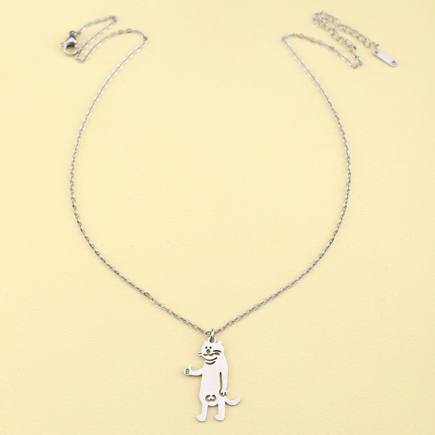 Tristan Thumbs-Up Pendant Necklace — view 5