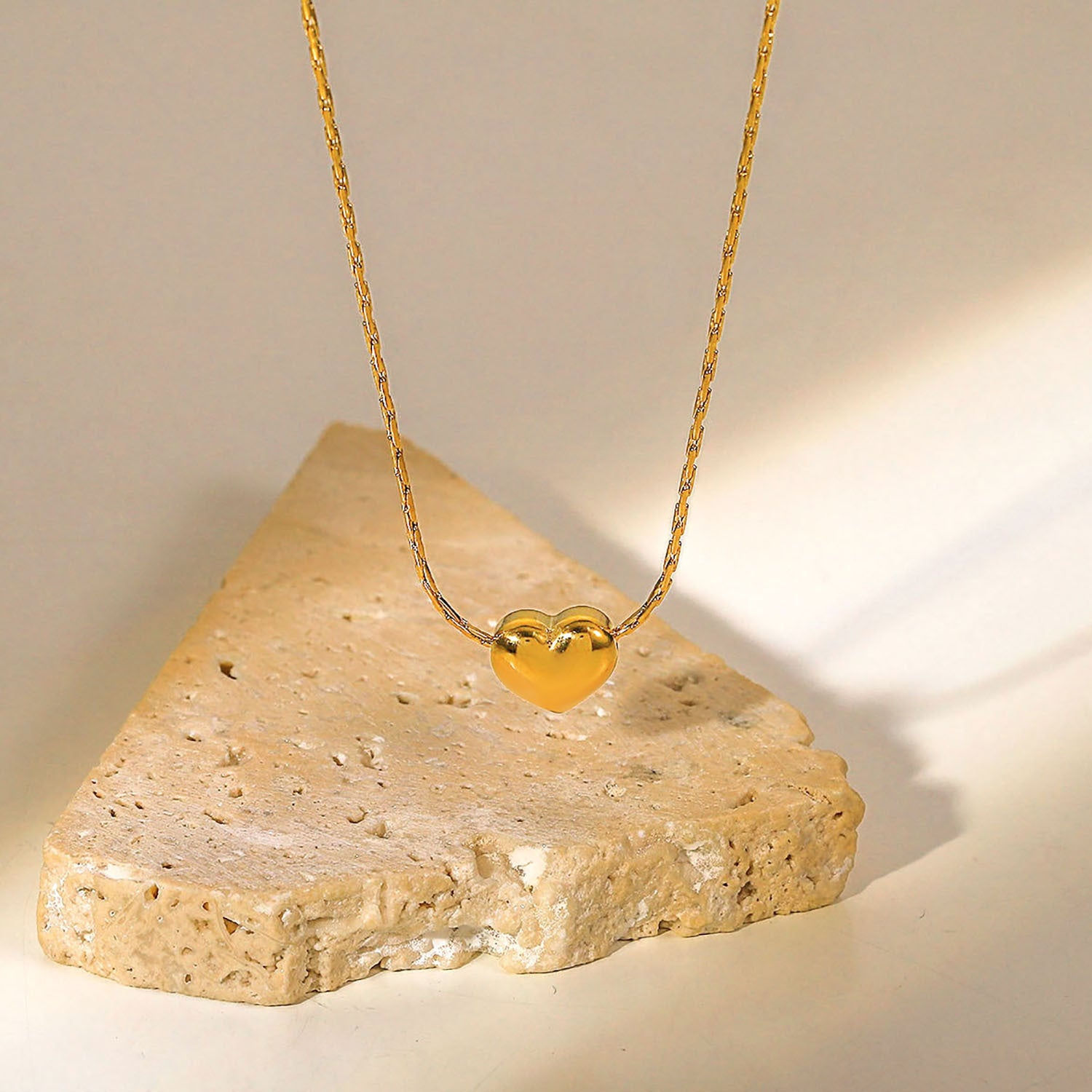 Opal Heart-Shaped Necklace — view 1