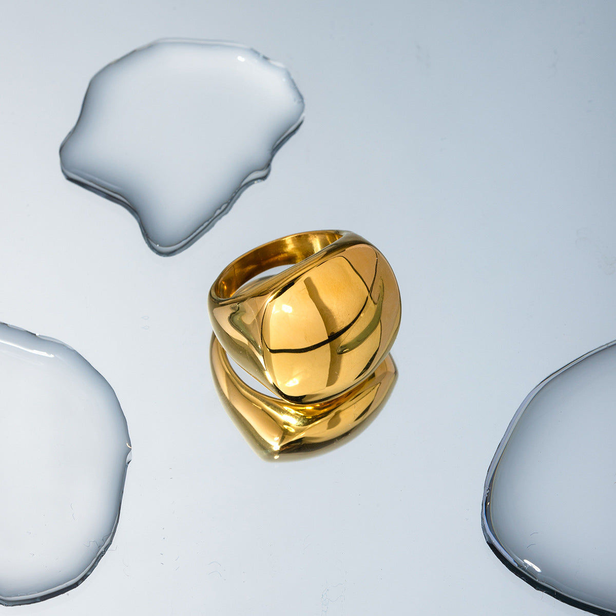 Orla Ins Geometric Square Ring — view 2