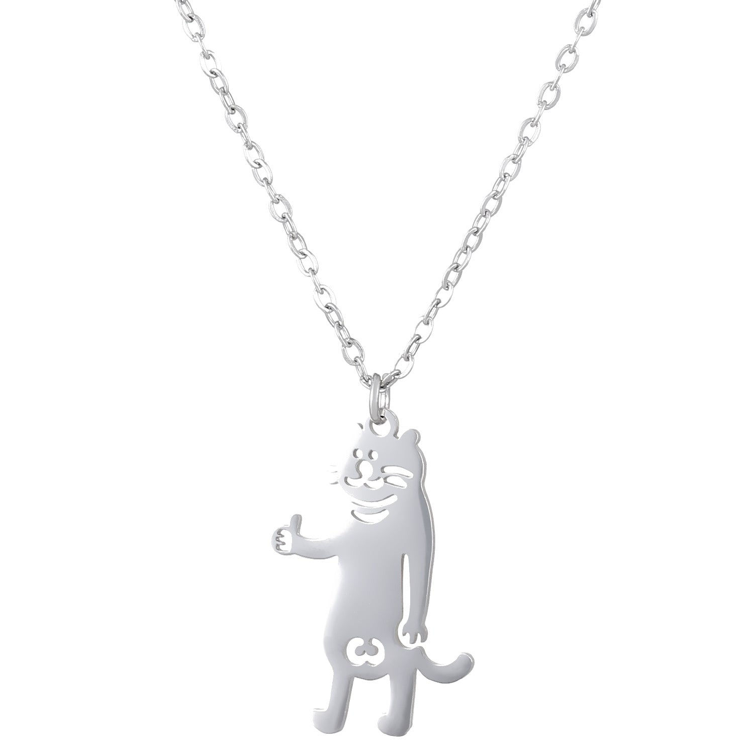 Tristan Thumbs-Up Pendant Necklace — view 1