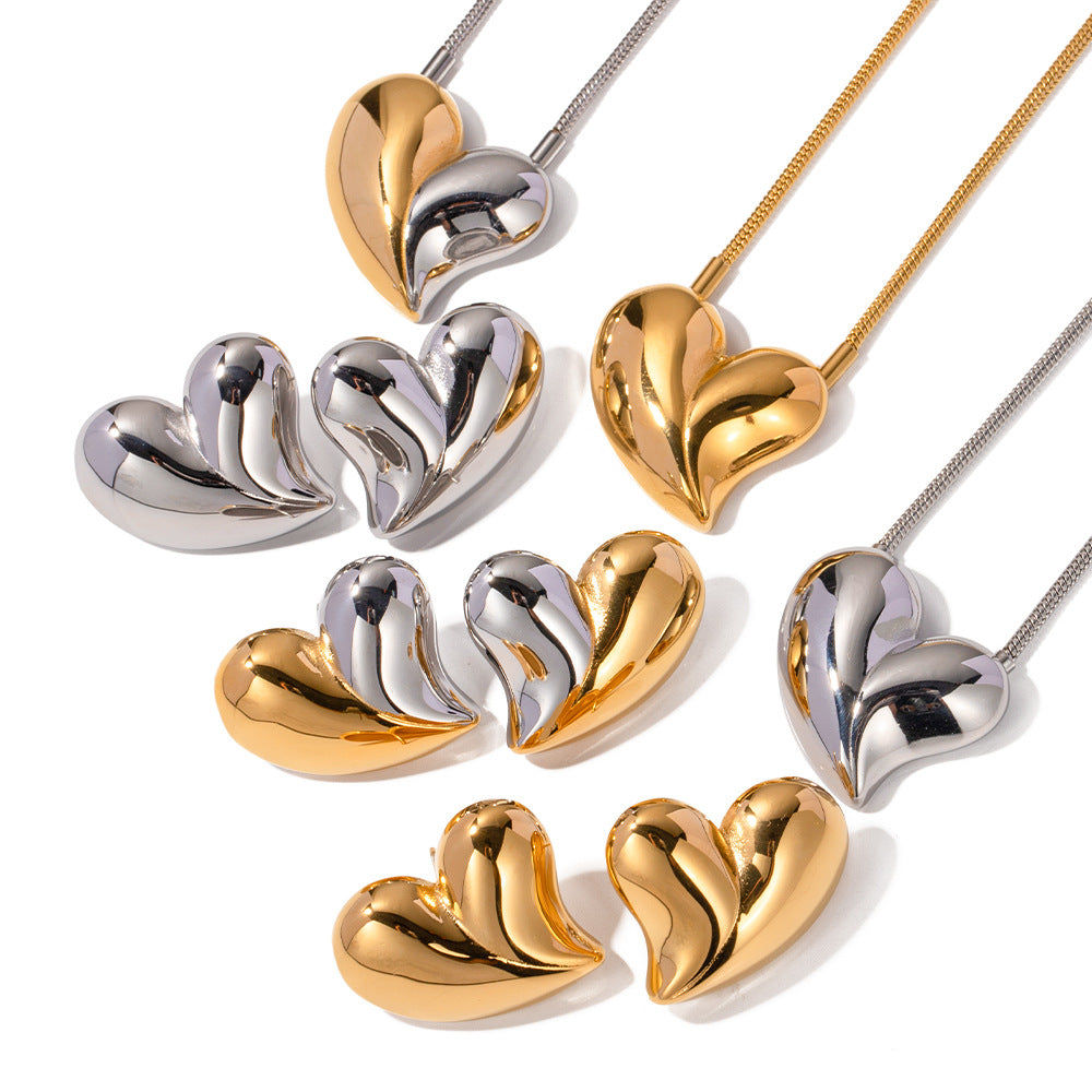 Liora Heart-Shaped Earrings — view 6