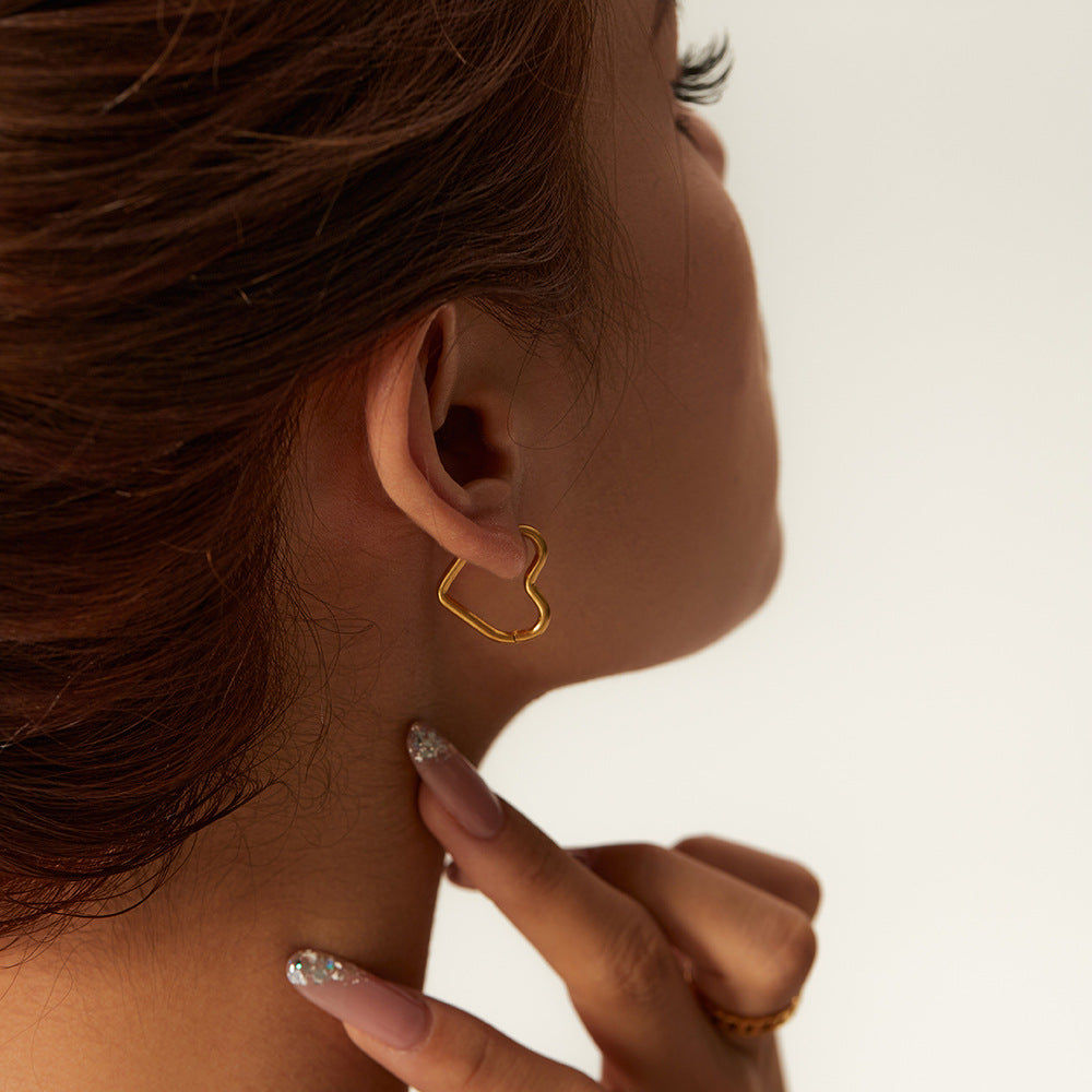 Odette INS Heart-Shaped Earrings — view 5