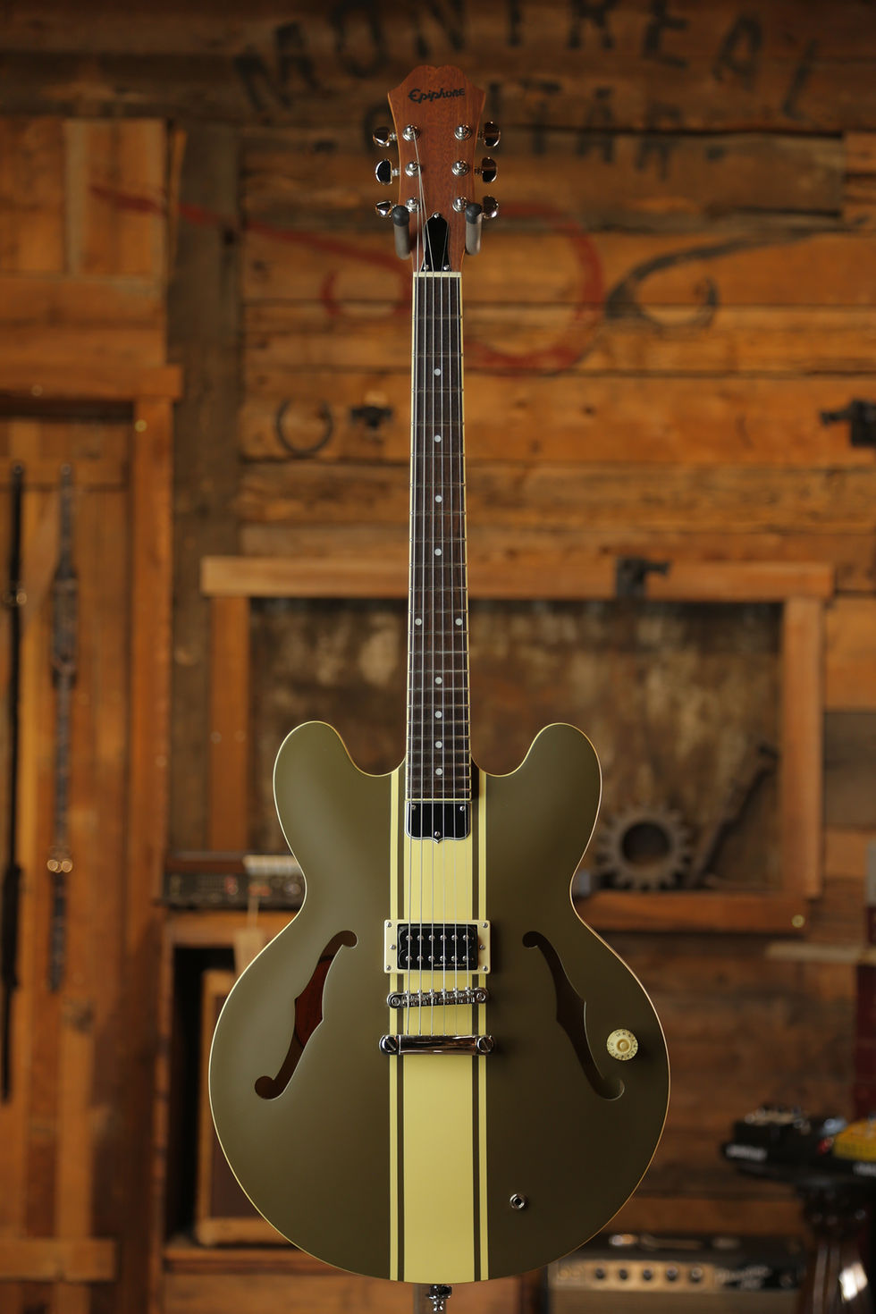 Thumbnail: Epiphone Tom DeLonge ES-333 Signature 2015 Brown Matte