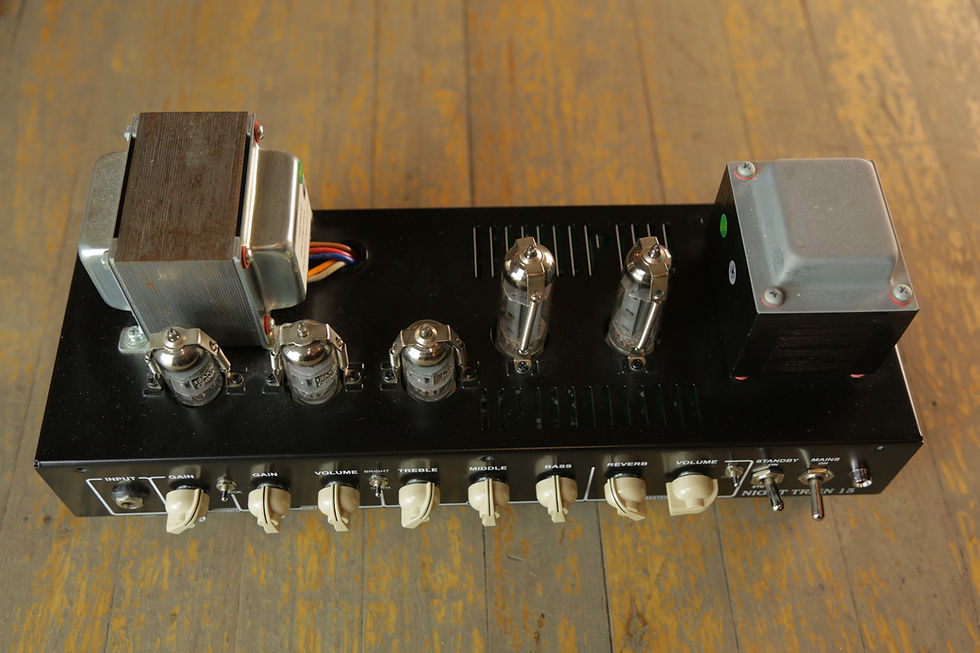 Thumbnail: Vox Night Train NT15H G2 with two matching 1x12 cabinets