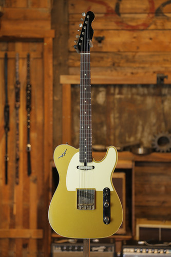 Feathercaster Montréal Guitar – Aged Gold Finish | Montréal Guitar