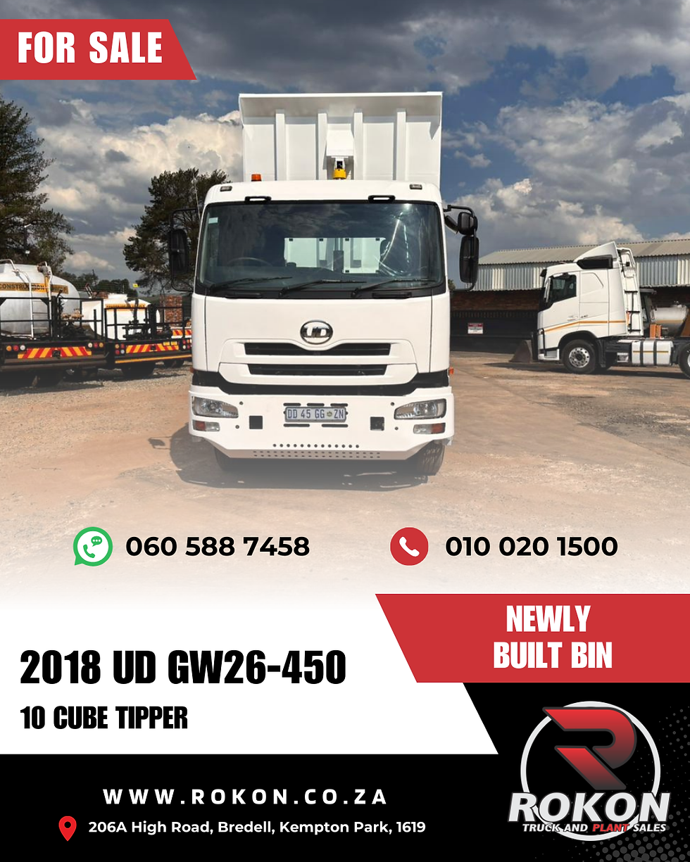 Thumbnail: 2018 UD GW26-450 10 Cube Tipper