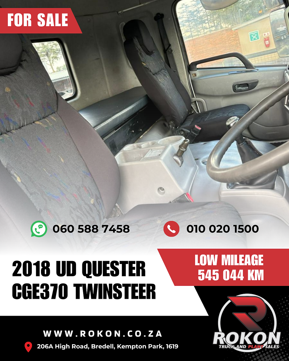 Thumbnail: 2018 UD Quester  CGE370 Twinsteer