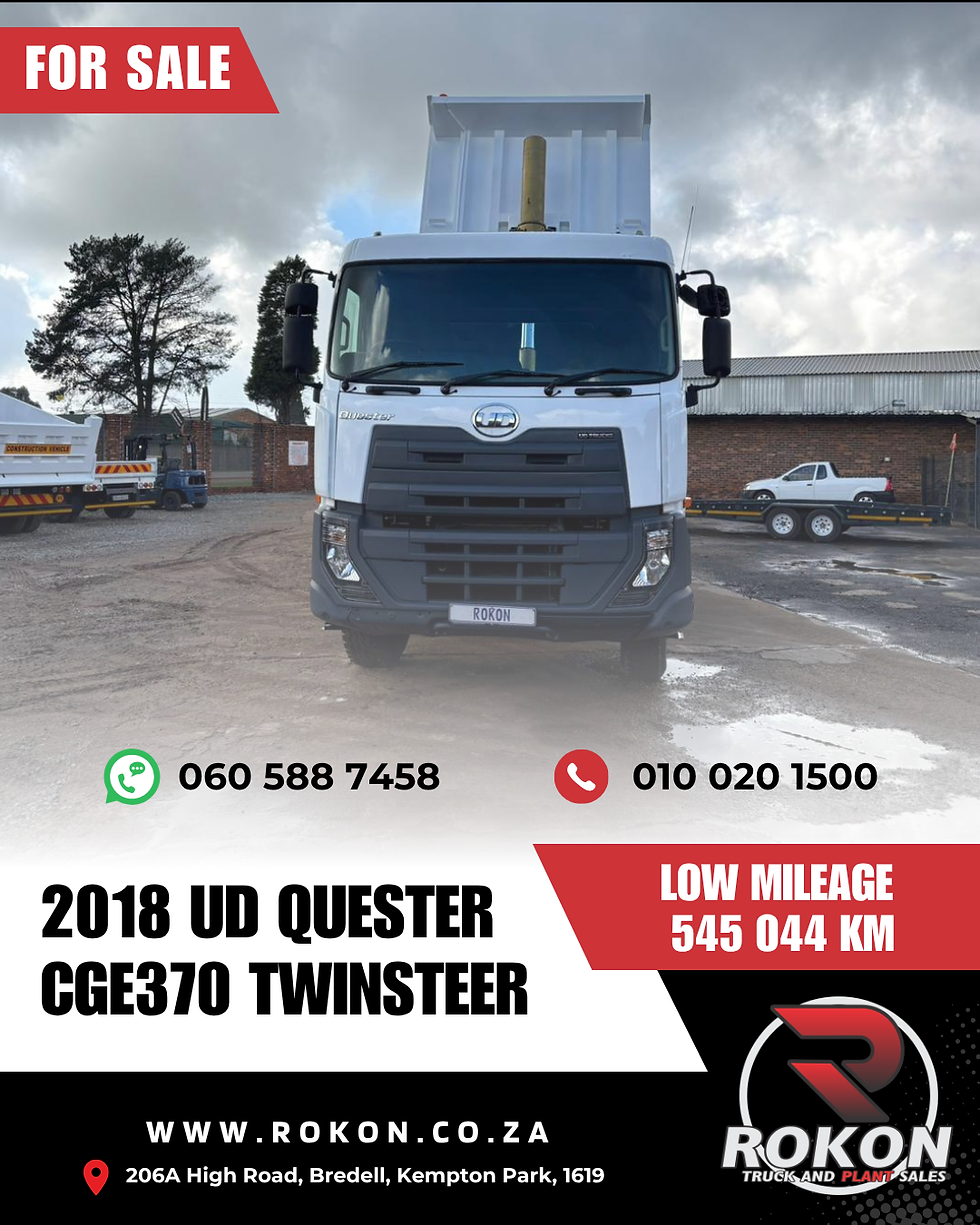 Thumbnail: 2018 UD Quester  CGE370 Twinsteer