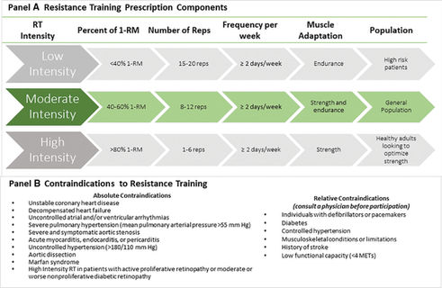 ■AHAから筋トレに関するステートメント

・米国心臓協会(AHA)から科学的根拠に基づくレジスタンストレーニングに関する声明(2007年版を更新)

・従来のCVD危険因子（血糖、血圧、脂質など）のみではなく、他のCVD危険因子（うつ、睡眠、心肺機能など）にも有用であるエビデンスまとめ

・絶対的禁忌（BP 180/110以上、増殖網膜症など）、相対的禁忌
