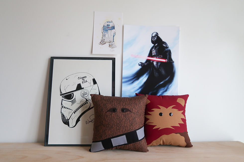 Thumbnail: Star Wars Inspired Ewok Decorative Pillow