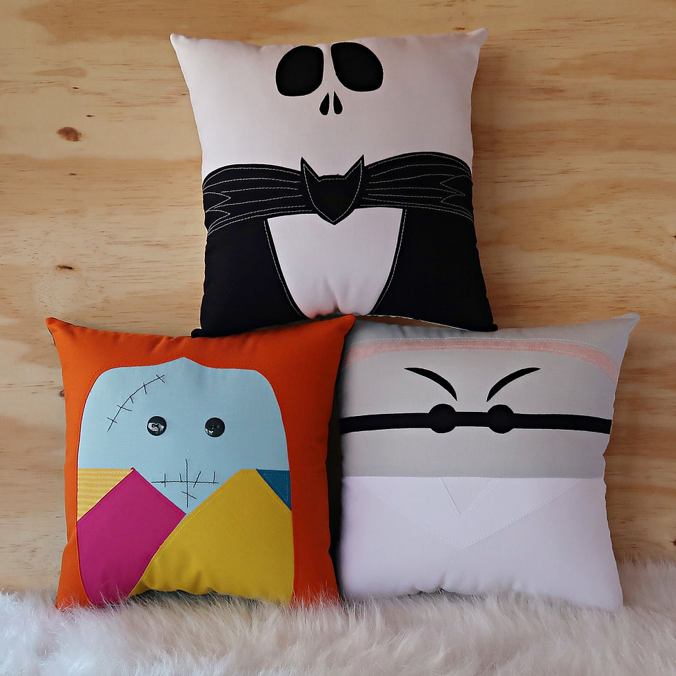 Thumbnail: Nightmare Before Christmas Inspired Doctor Finkelstein Decorative Pillow
