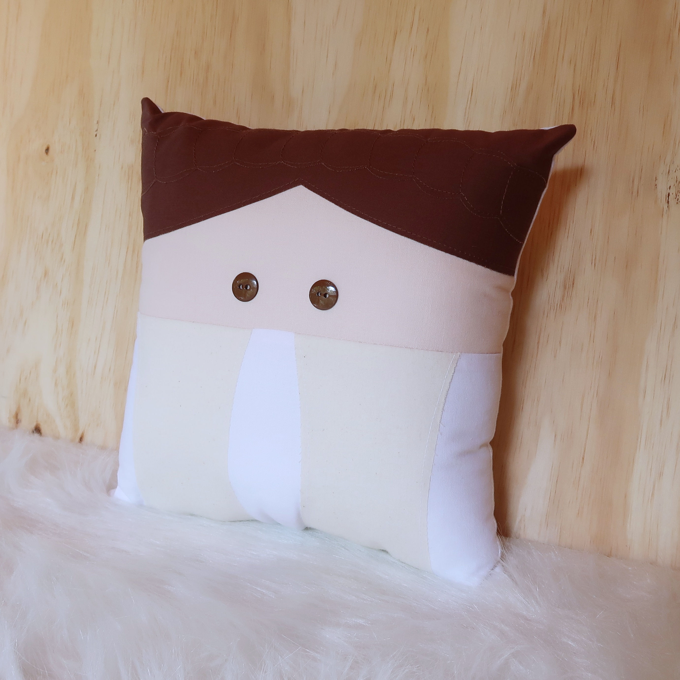 Star Wars Inspired Leia from Hoth Decorative Pillow