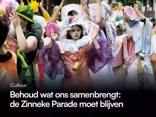 "Behoud wat ons samenbrengt: de Zinneke Parade moet blijven"