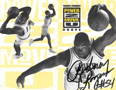 1992-93 Wake Forest Pocket Schedule Autographed_Front.jpg