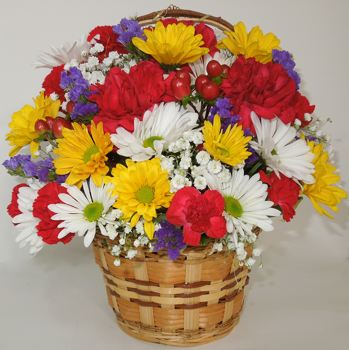 Brown Basket arrangement