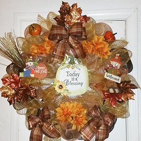 Today is a Blessing Wreath