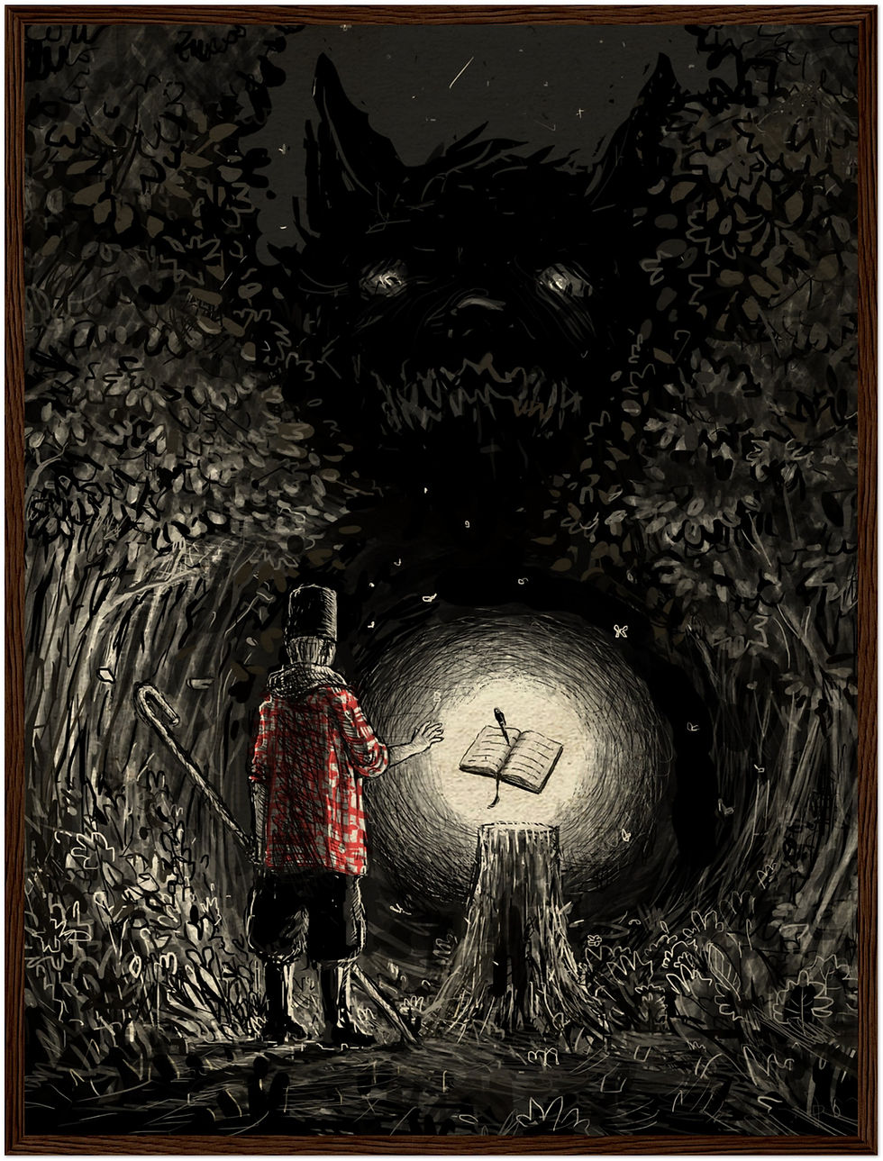 Thumbnail: The Notebooks | Wooden-Framed Fine Art Print