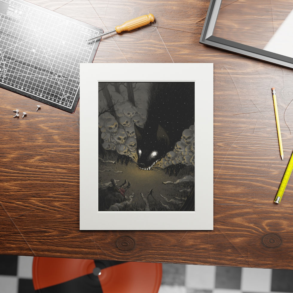 Thumbnail: Ambush at Camp | Fine Art Prints 