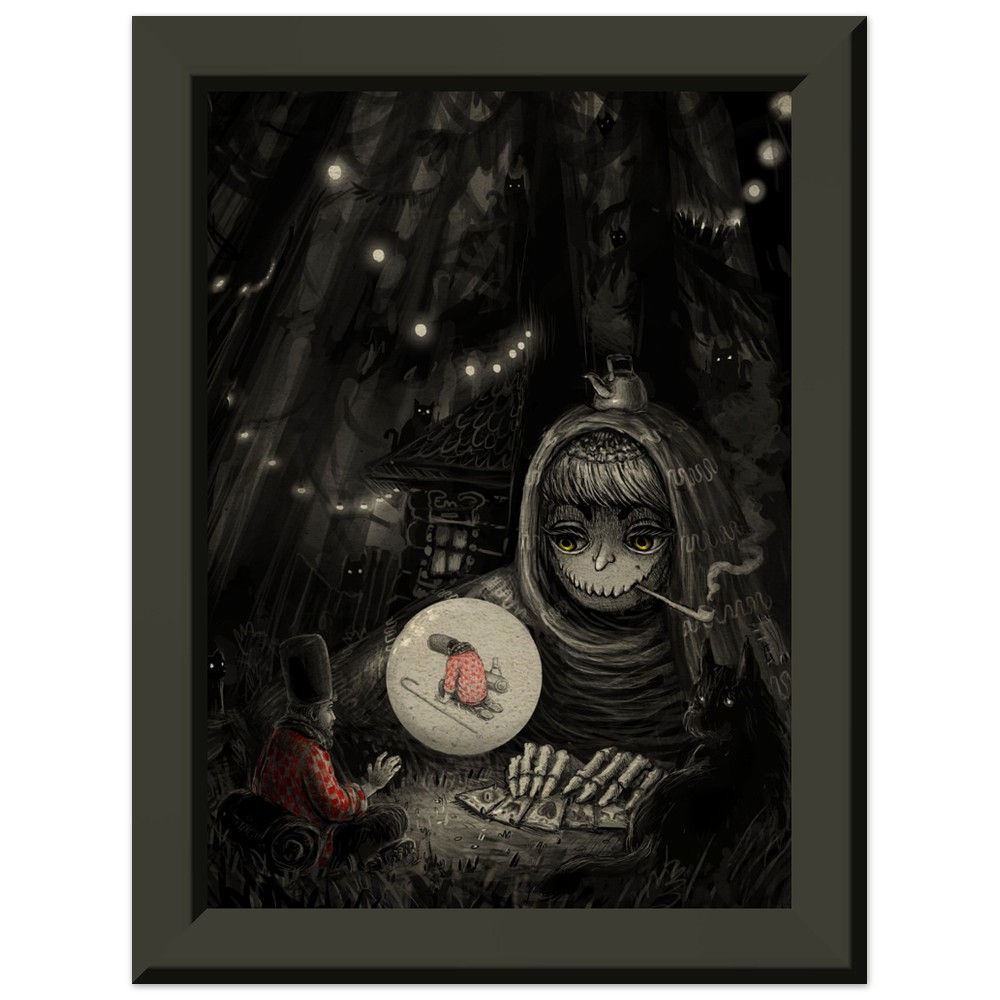 The Fortune Teller | Metal-Framed Fine Art Print