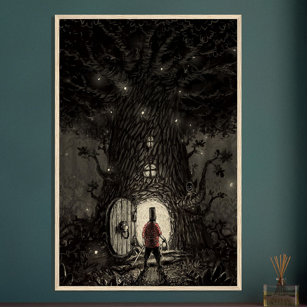 Thumbnail: A Shortcut | Wooden-Framed Fine Art Print