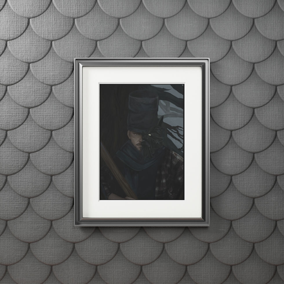 Thumbnail: BARTLEBY, THE BLACK DOG (Close-up) — Fine Art Prints 