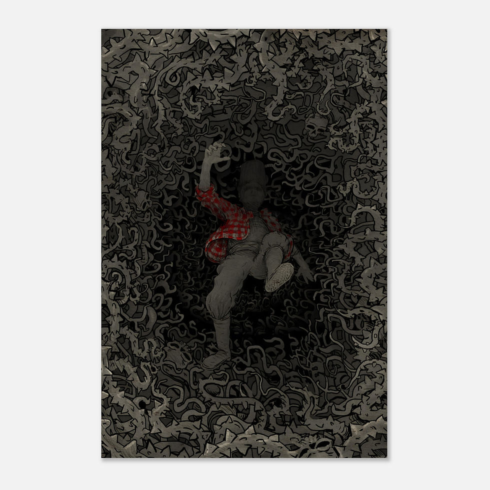 Thumbnail: Falling Down | Metal Print