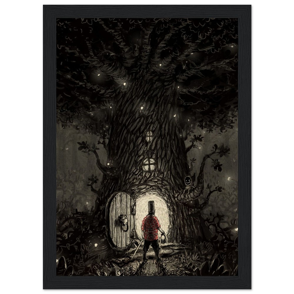 A Shortcut | Wooden-Framed Fine Art Print