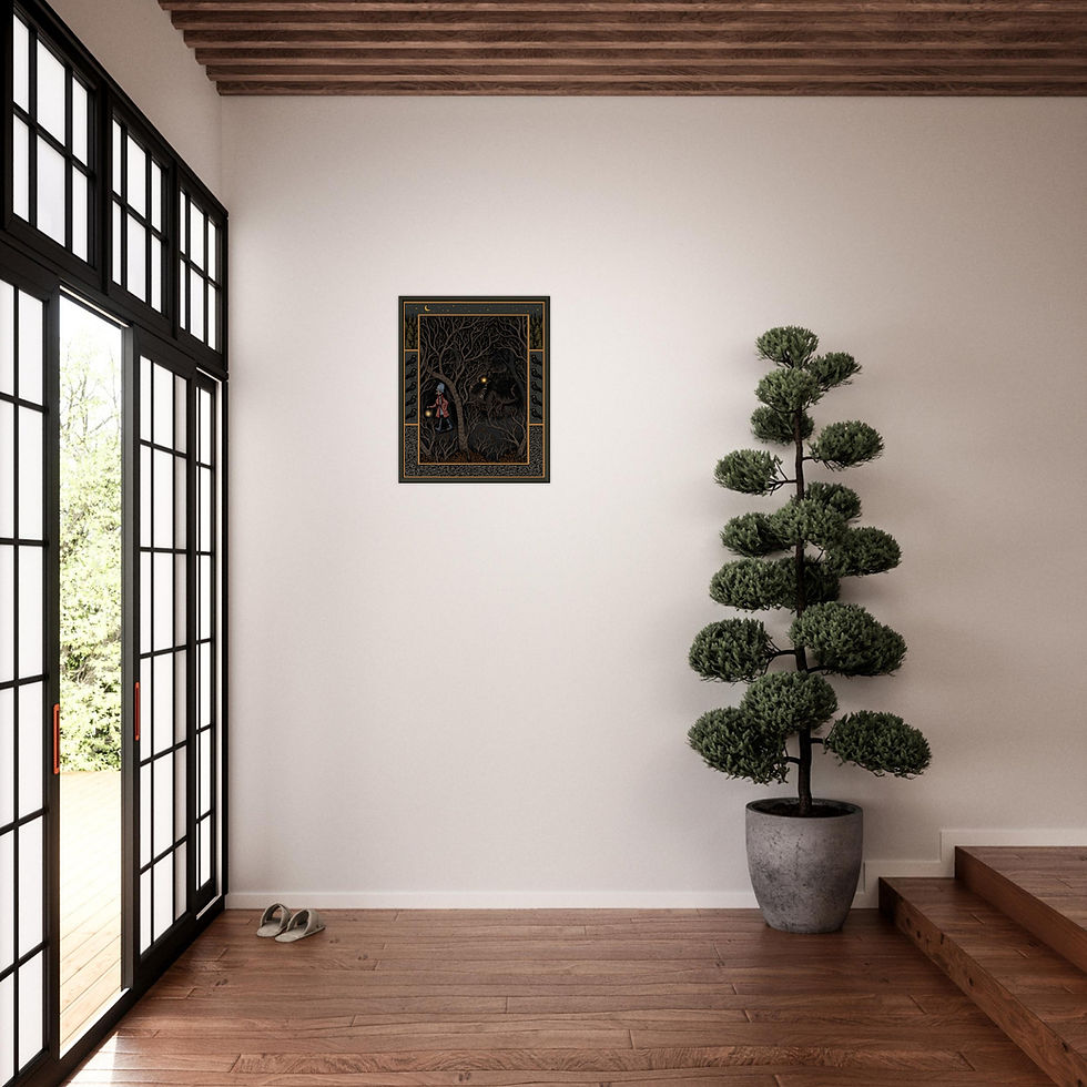 Thumbnail: "Out of The Woods" | Metal-Framed Fine Art Print