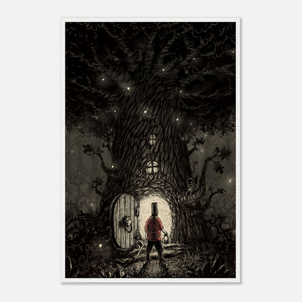 Thumbnail: A Shortcut | Wooden-Framed Fine Art Print